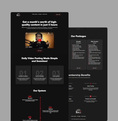 Personal Brand Landing Page